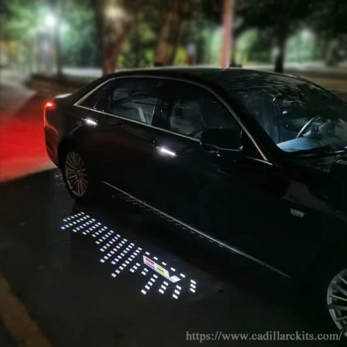 Cadillac Rear View Welcome Light Carpet