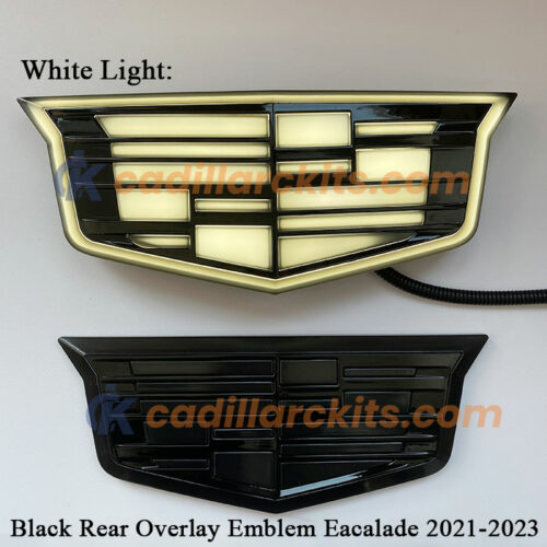 Dynamic Cadillac Escalade Light up Emblem 2021-2023 - Front and Rear